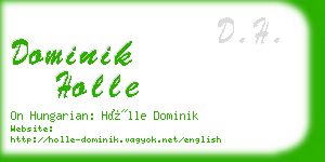 dominik holle business card